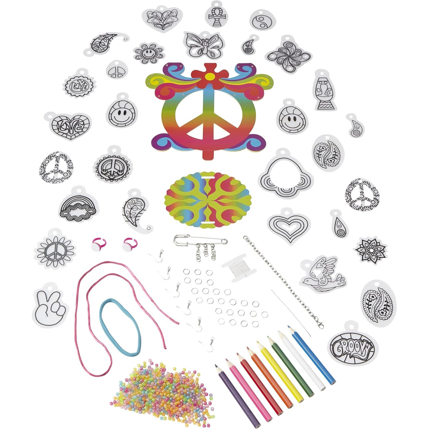 Alex - Shrinky Dinks Peace Love