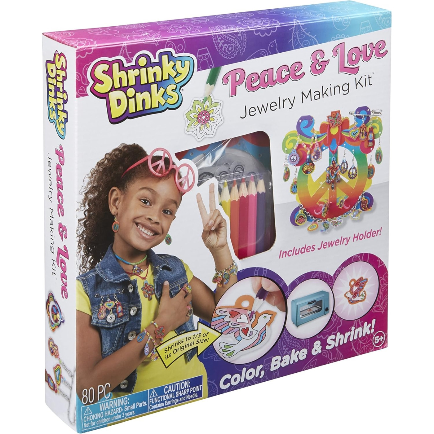 Alex - Shrinky Dinks Peace Love