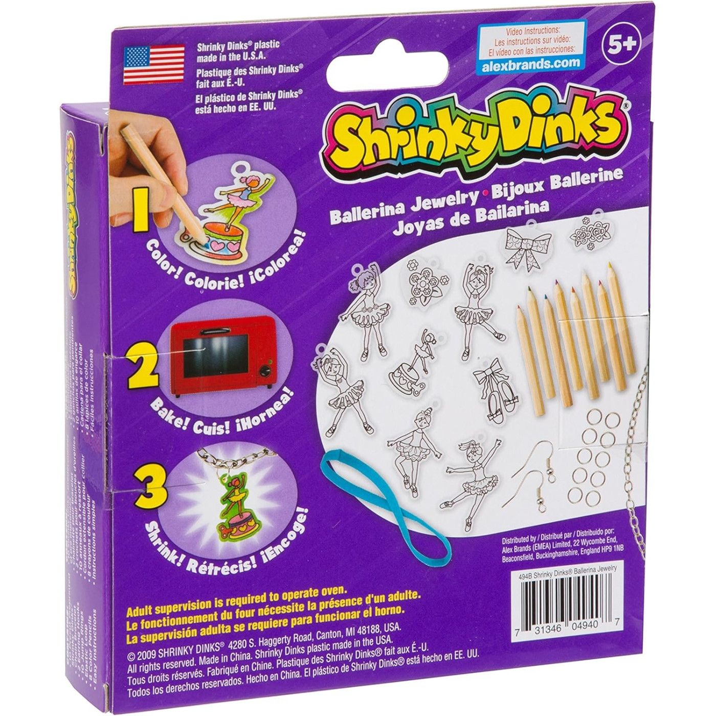 Alex - Shrinky Dinks Balerina Jew