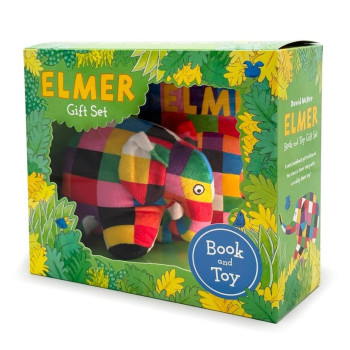 Elmer Book and Toy Gift Set