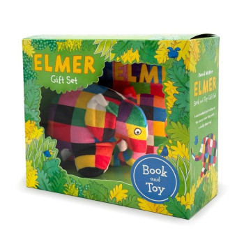 Elmer Book and Toy Gift Set
