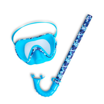 Aqua2ude Camo Deniz Gözlüğü - Snorkel 2li Set Aqua2ude Camo Deniz Gözlüğü - Snorkel 2li Set