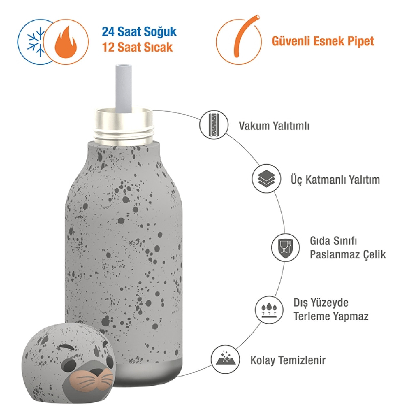 Asobu Bestie Bottle - Seal Asobu Bestie Bottle - Seal