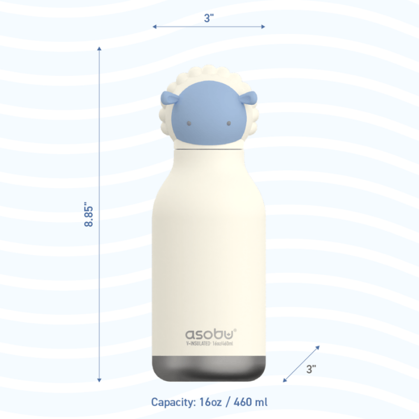 Asobu Bestie Bottle - Sheep Asobu Bestie Bottle - Sheep