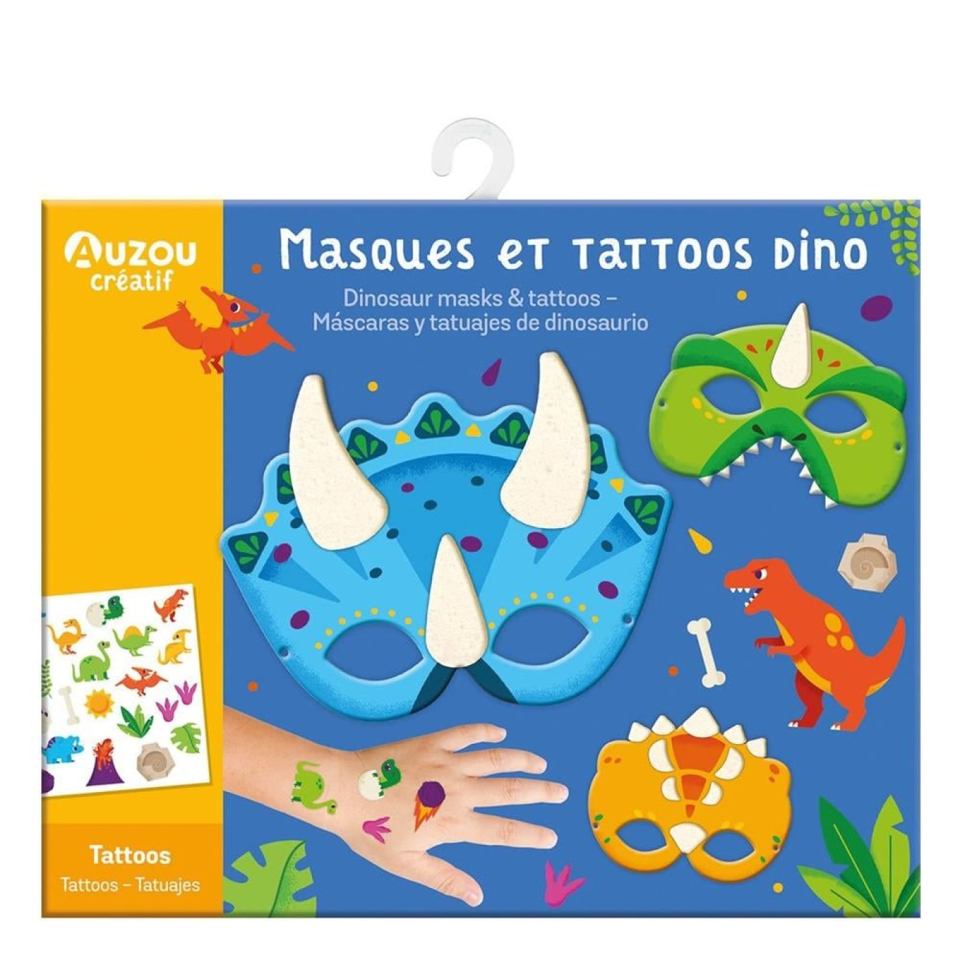 Çocuk Sanat Etkinlik Seti -Dinozor Maske-Dövmeleri - 9791039536738 Çocuk Sanat Etkinlik Seti -Dinozor Maske-Dövmeleri - ST01056 - 9791039536738