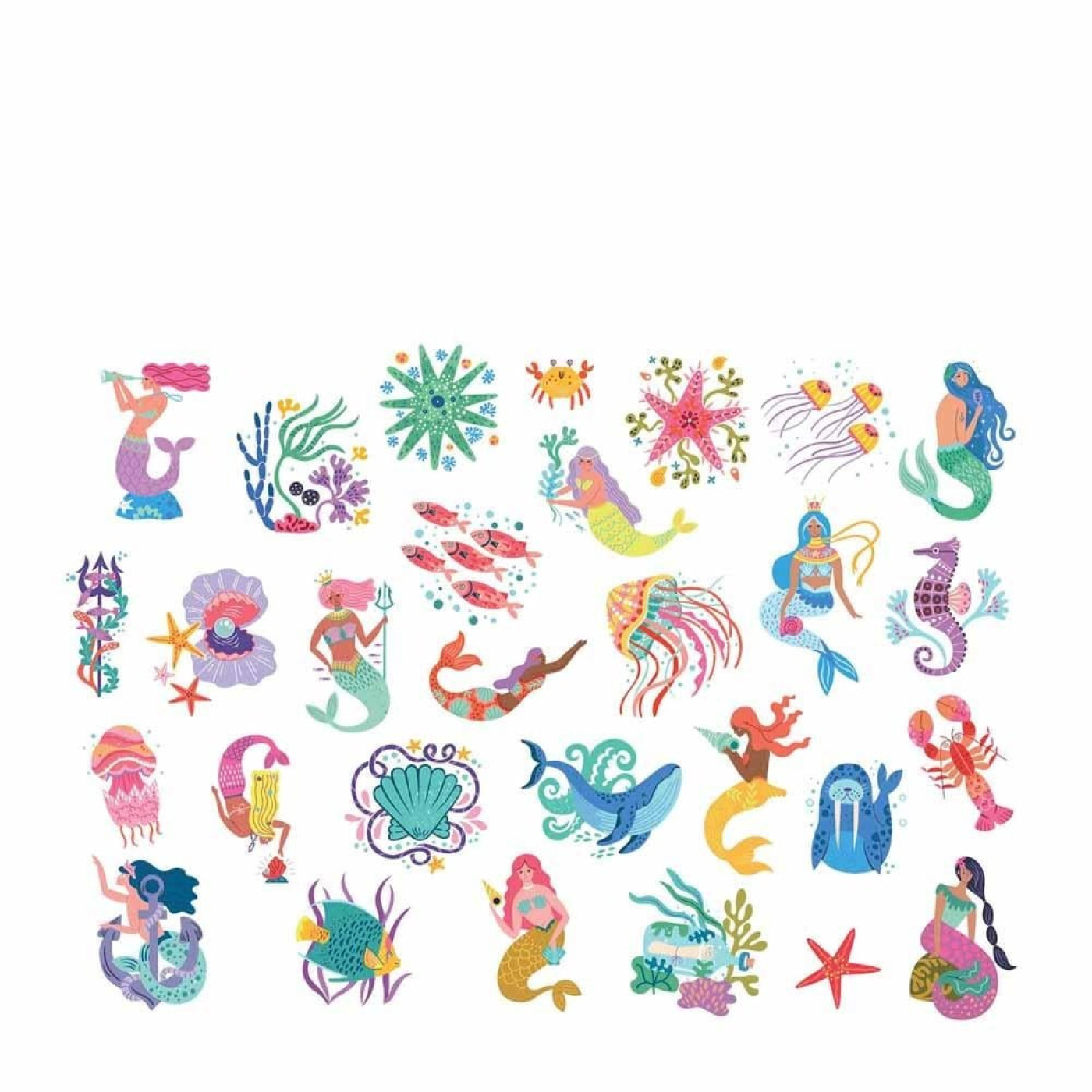 Küçük Dövmelerim - Deniz Kızı Ve Okyanus - 9791039536233 - 9791039536233