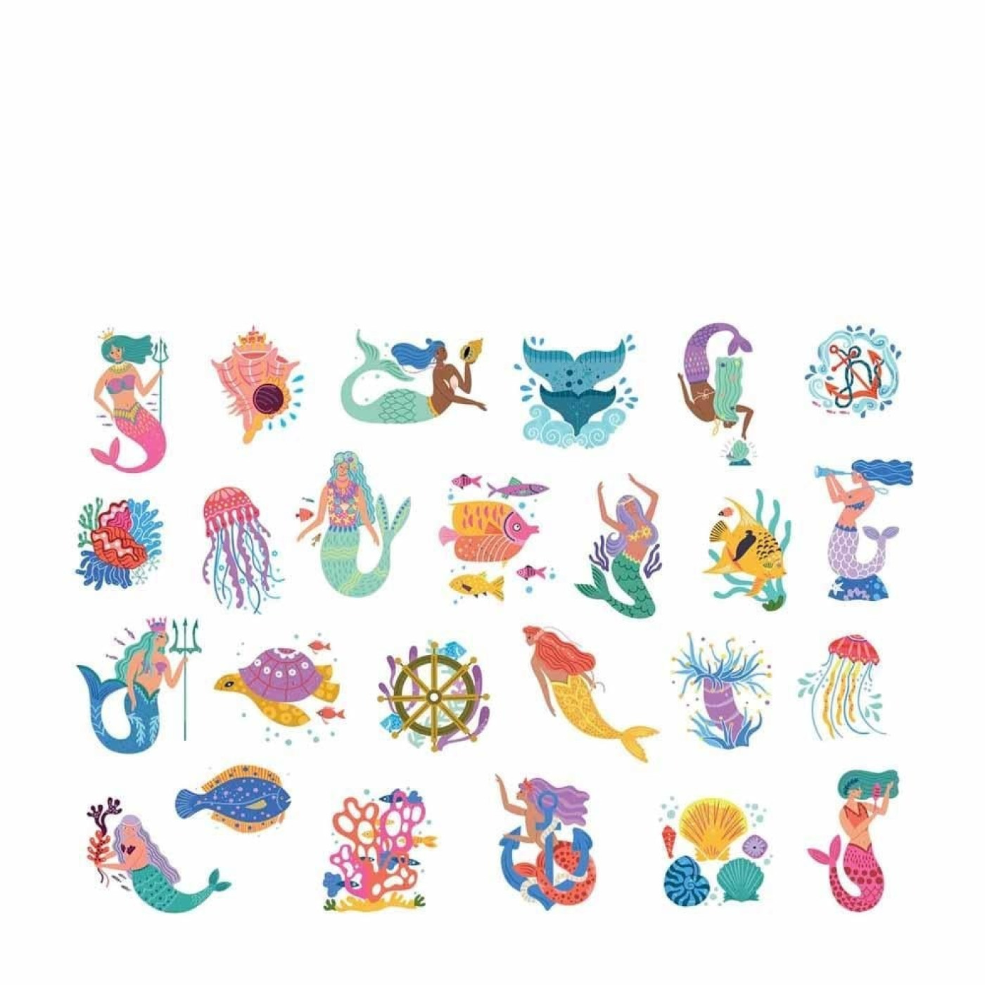 Küçük Dövmelerim - Deniz Kızı Ve Okyanus - 9791039536233 - 9791039536233