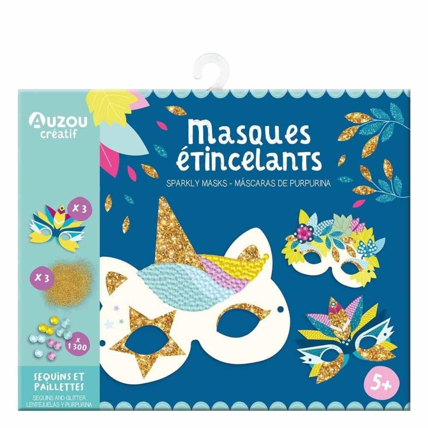 Küçük Sanatçının Etkinlik Seti -Parıltılı Maskeler - 9791039506182 - 9791039506182
