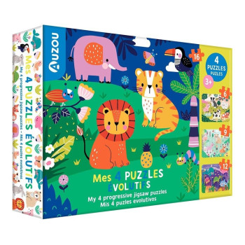 My 4 progressive jigsaw puzzles My 4 progressive jigsaw puzzles