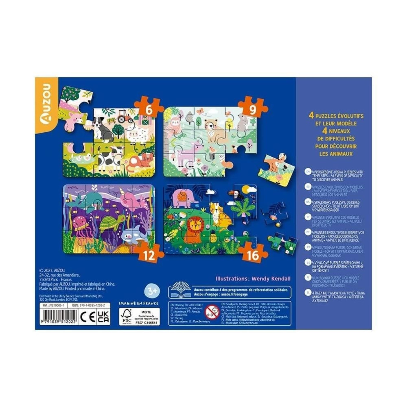 My 4 progressive jigsaw puzzles - 9791039512022 My 4 progressive jigsaw puzzles - 9791039512022 - 9791039512022