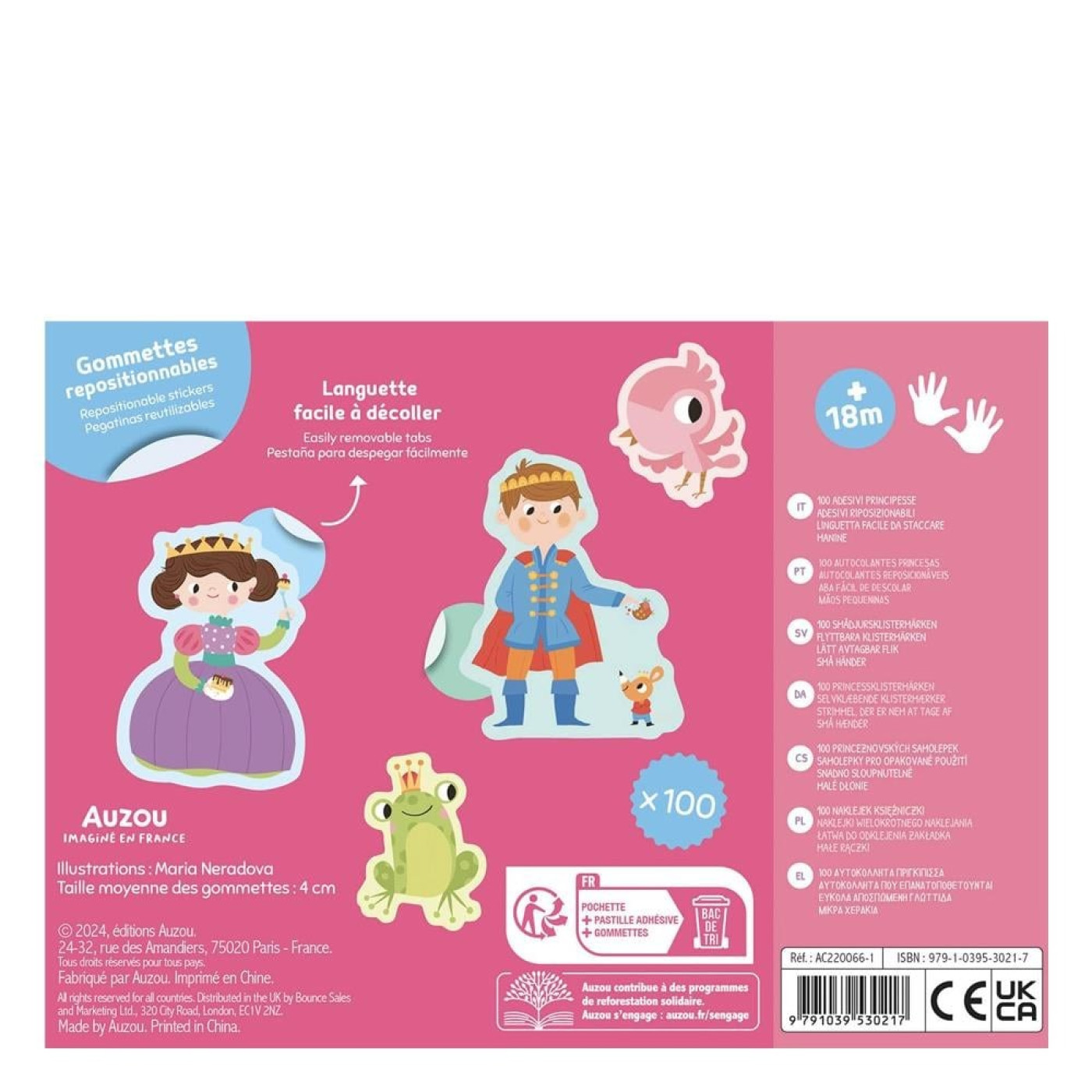 My First Pouch of Stickers - Princesses - ST01005 - 9791039530217