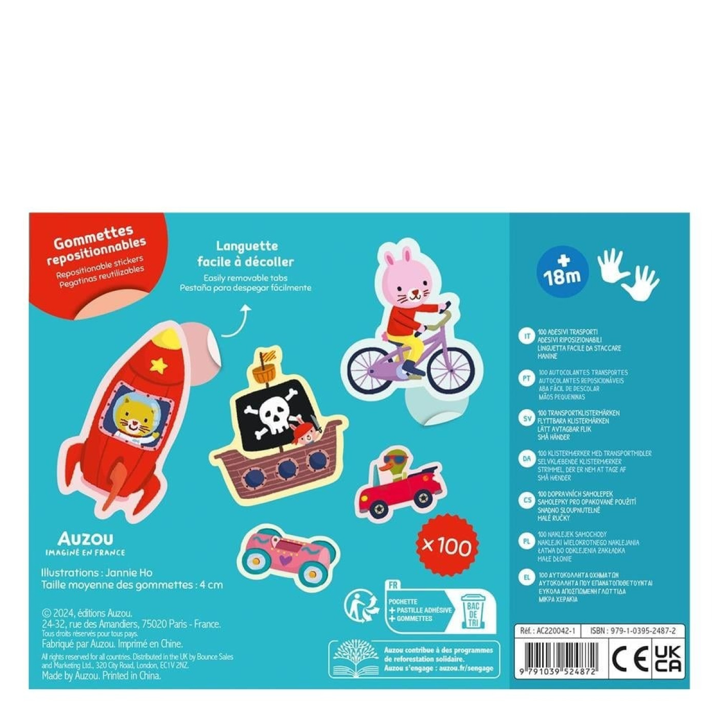 My First Pouch of Stickers - Transport - 9791039524872 My First Pouch of Stickers - Transport - ST01009 - 9791039524872