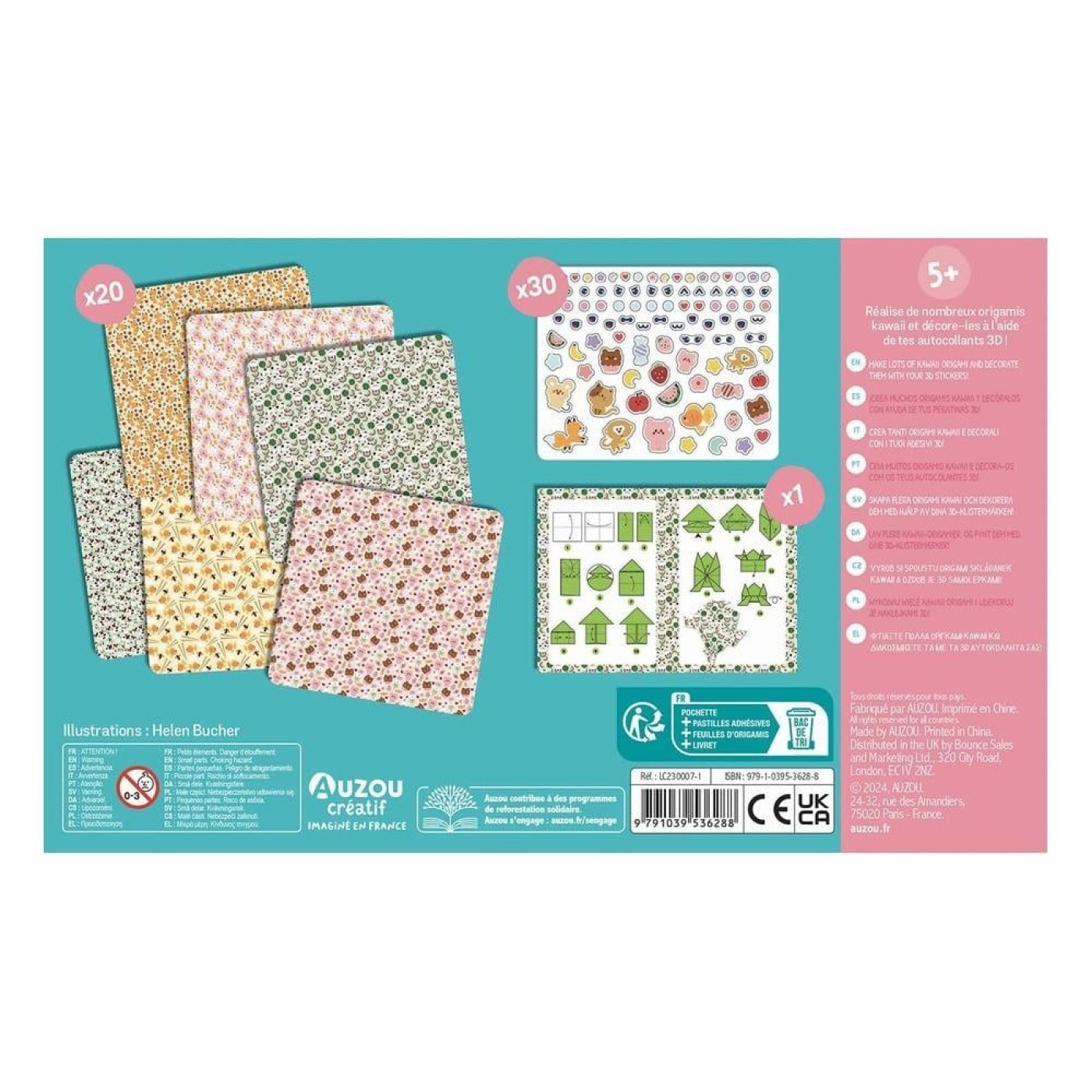My Little Artists Activity Kit - My kawaii origami - 9791039536288 My Little Artists Activity Kit - My kawaii origami - ST01054 - 9791039536288