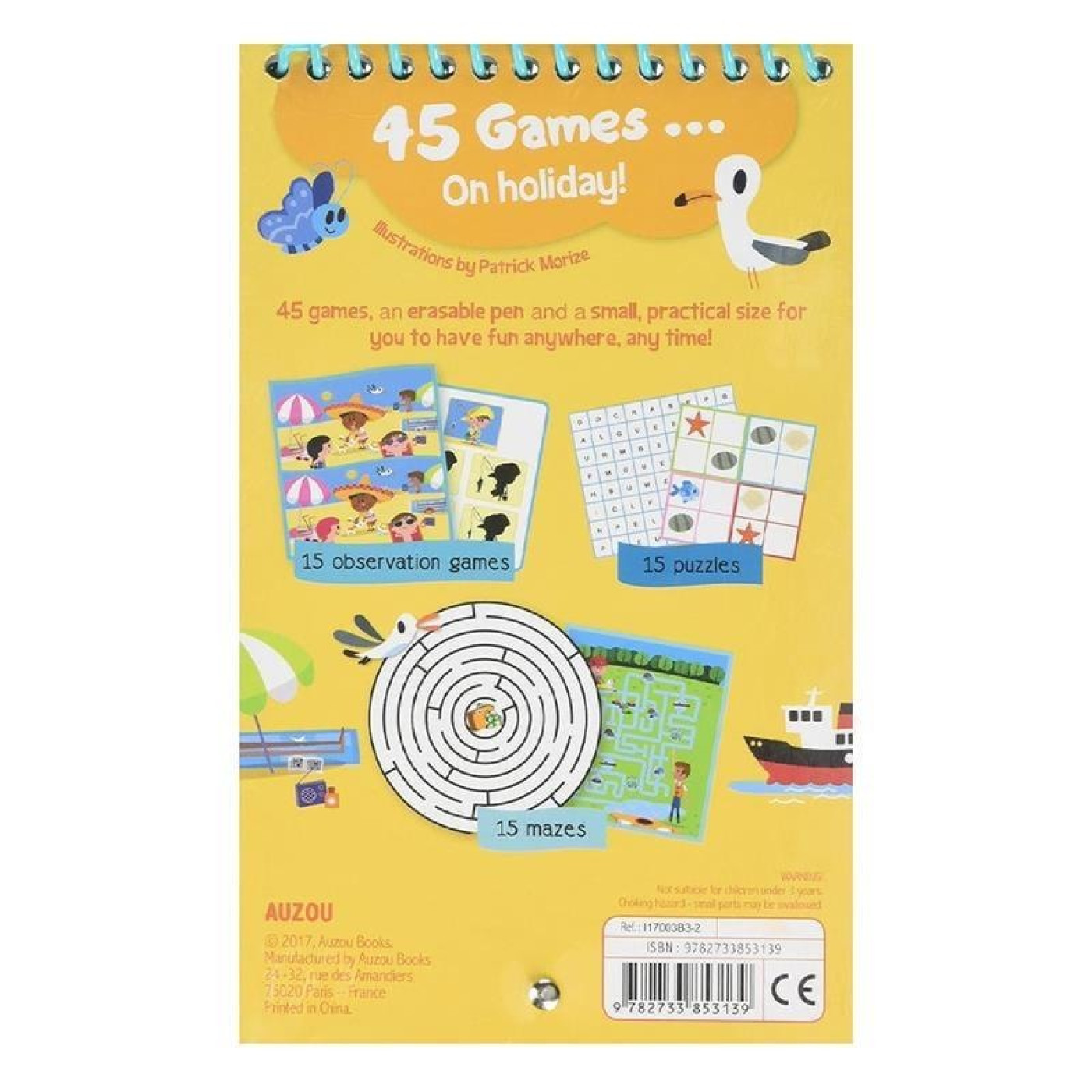 45 Games - On Holiday - 9782733853139 45 Games - On Holiday - ST01122 - 9782733853139