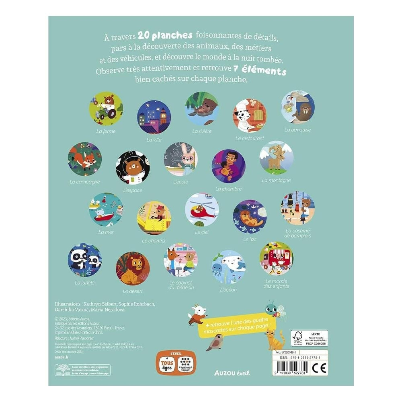 MES 20 CHERCHE ET TROUVE DES TOUT-PETITS