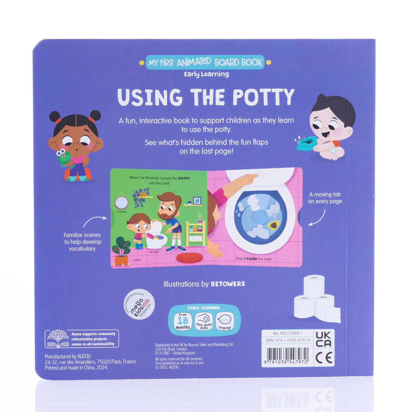 Auzou - Using the Potty - My First Animated Board Book Auzou - Using the Potty - My First Animated Board Book