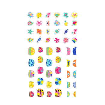 Avenir Simli Tırnak Çıkartmaları - Flower Avenir Simli Tırnak Çıkartmaları - Flower