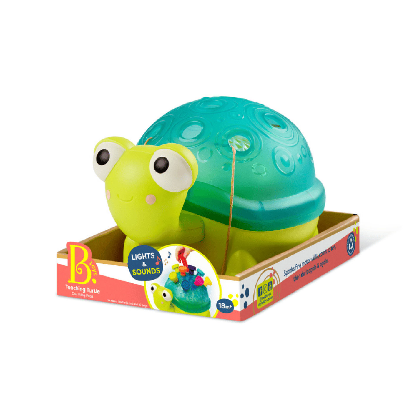 B.Toys Eğitici Kaplumbağa - BX2546Z - 062243514614