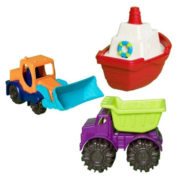 B.Toys - Üçlü Araç Seti B.Toys - Üçlü Araç Seti