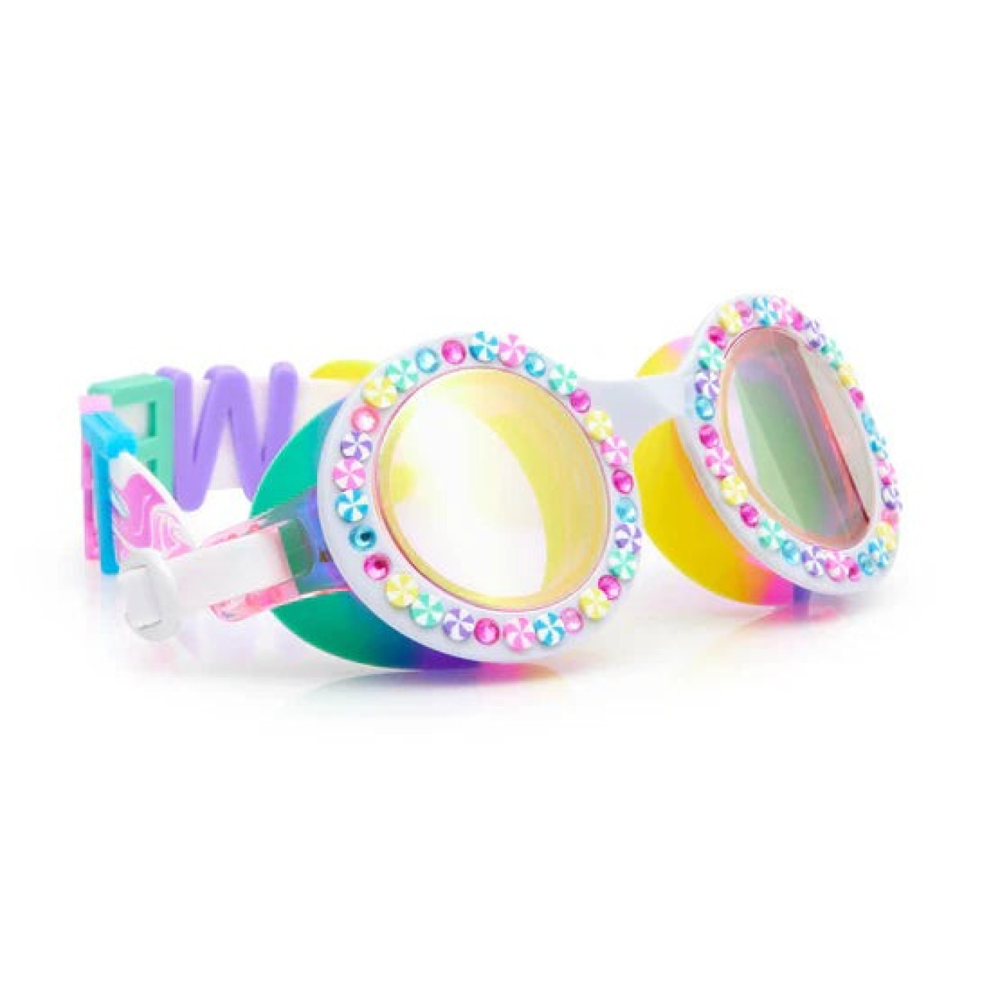 Bling2O Bright Stripes Rainbow Ribbons - Çocuk Deniz Gözlüğü - 0850045540043 - 0850045540043 - 0850045540043