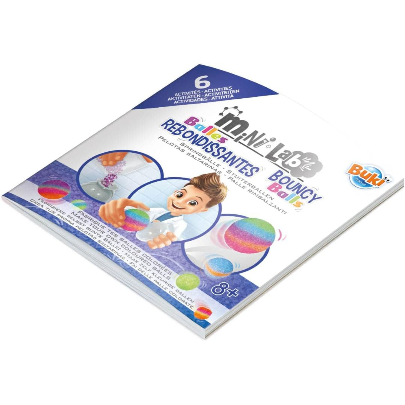 Buki Buki - Mini Lab Bouncy Balls, Small - Kutu Oyunları Görseli