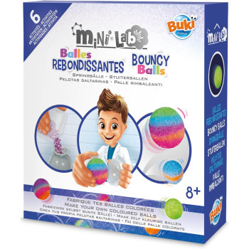 Buki - Mini Lab Bouncy Balls, Small