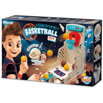 Buki - Electronic Basketball Skill Game with Sound Scoreboard, Timer and 3 Game Modes