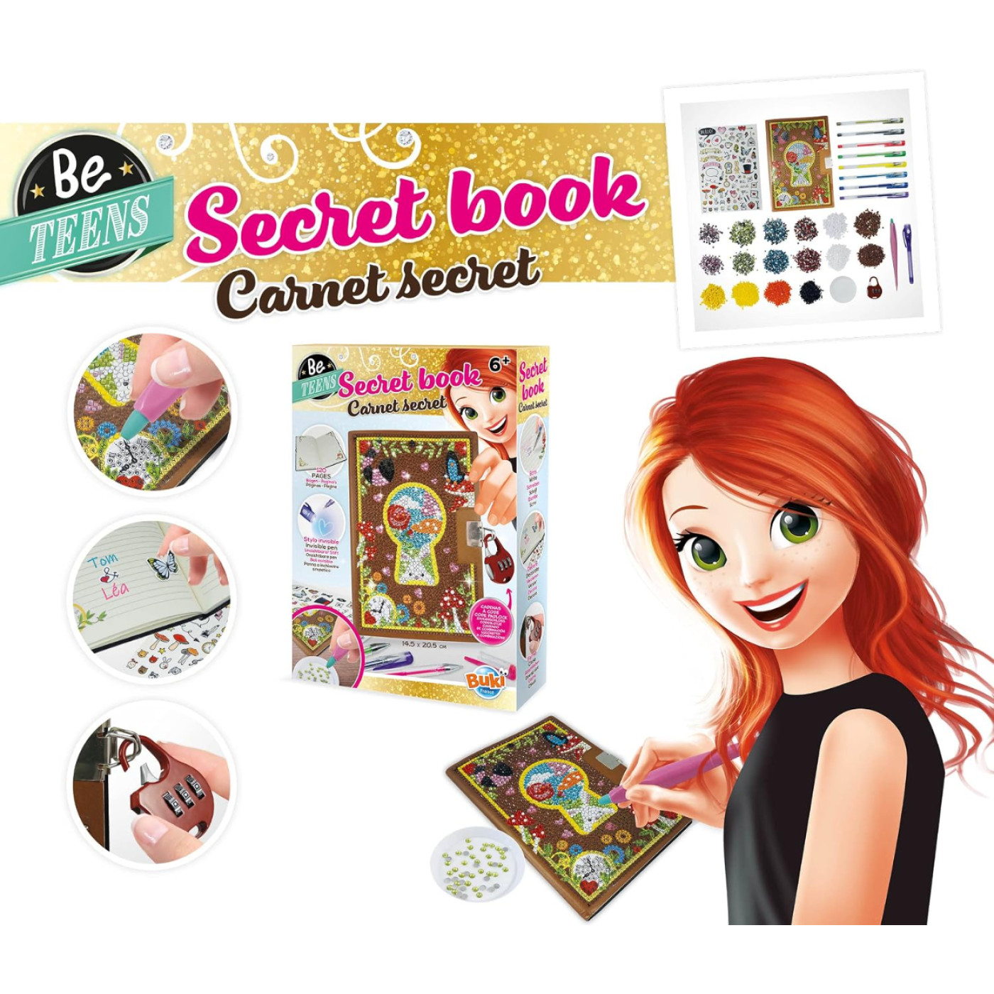 Buki Buki - Secret Notebook - El İşi ve Tasarım Aktiviteleri Görseli