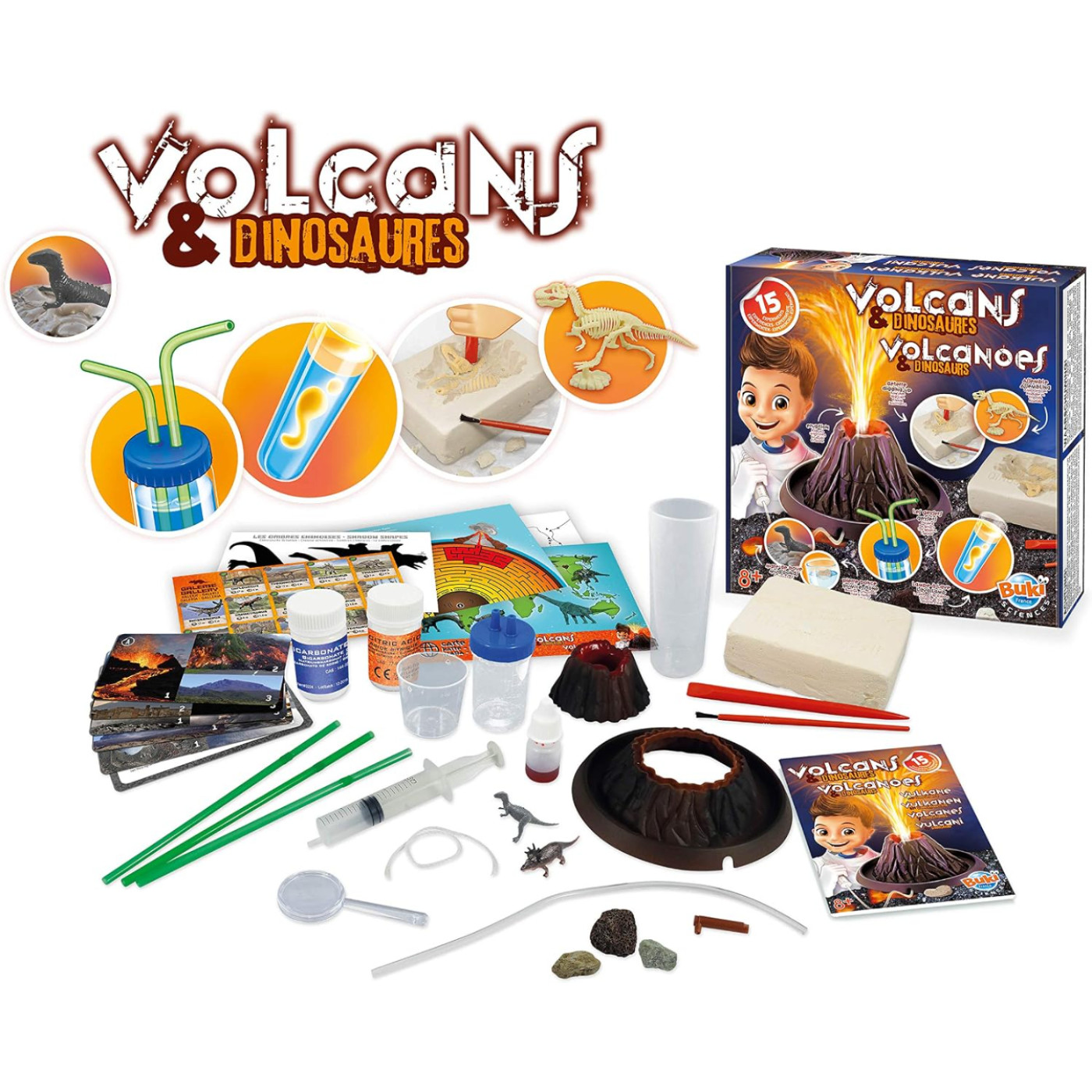 Buki Buki - Volcanoes & Dinosaurs - Kutu Oyunları Görseli