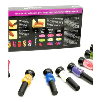 Buzz Art - Çocuklara Özel Tırnak Boyama Tasarım Seti Sparkle