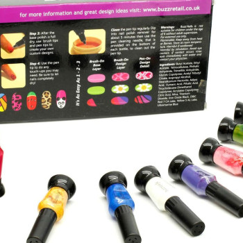 Buzz Art - Çocuklara Özel Tırnak Boyama Tasarım Seti Sparkle Buzz Art - Çocuklara Özel Tırnak Boyama Tasarım Seti Sparkle