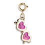 Charm it - Gold Heart Sunglasses Charm