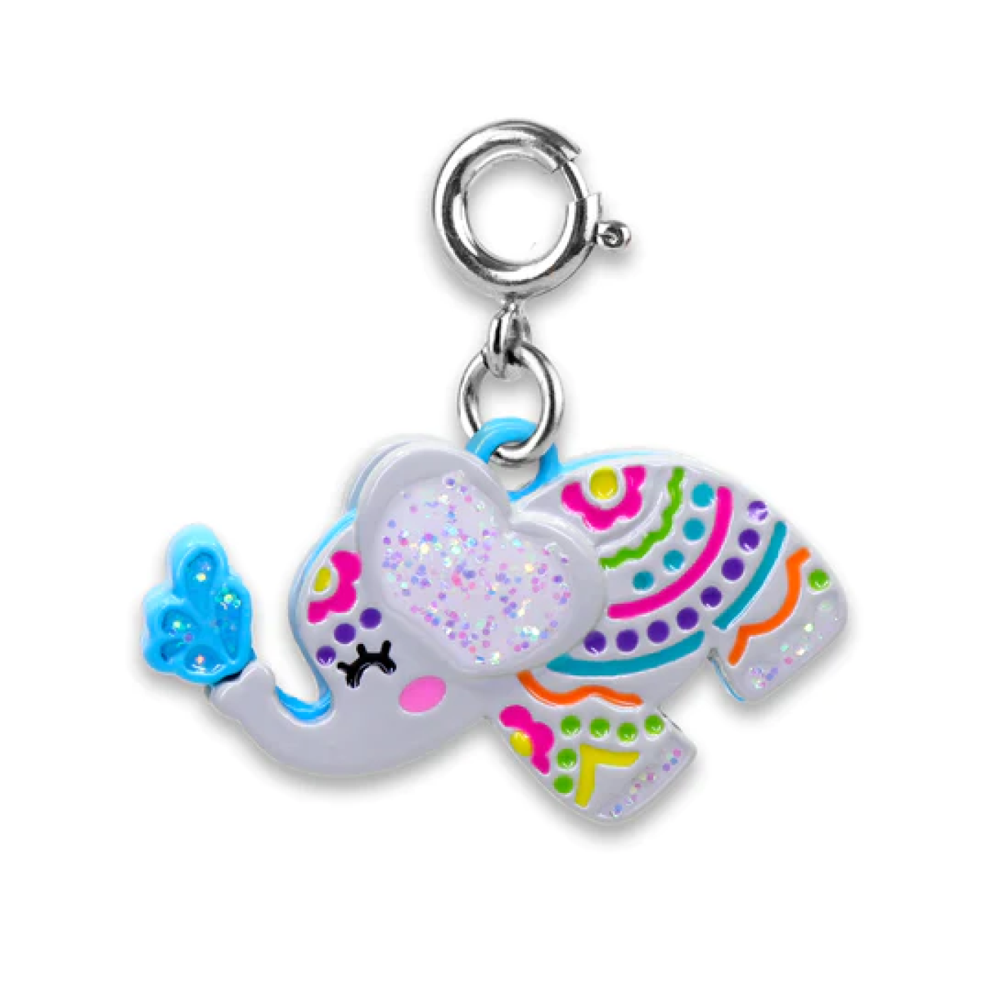 Glitter Elephant Charm - CICC1382 - 794187082835