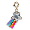 Gold Glitter Shooting Star Charm - CICC1405 - 794187086918