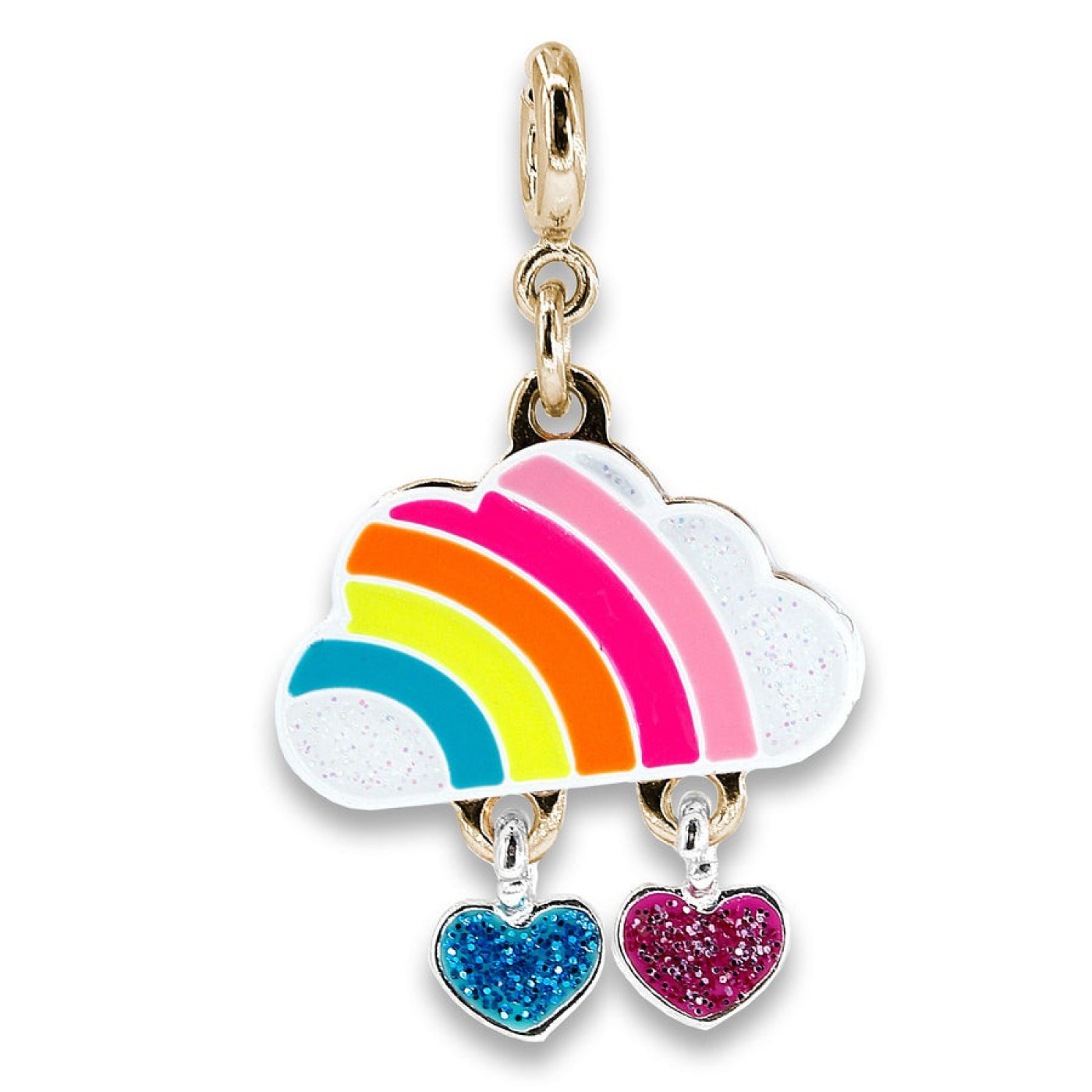 Gold Rainbow Cloud Charm - CICC1409 - 794187087625