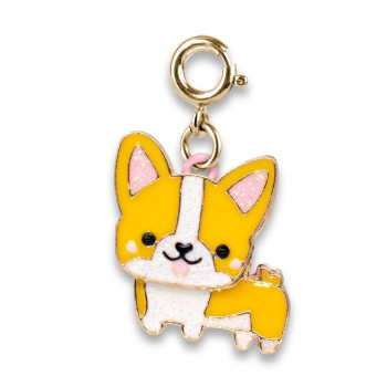 Charm it - Gold Corgi Charm