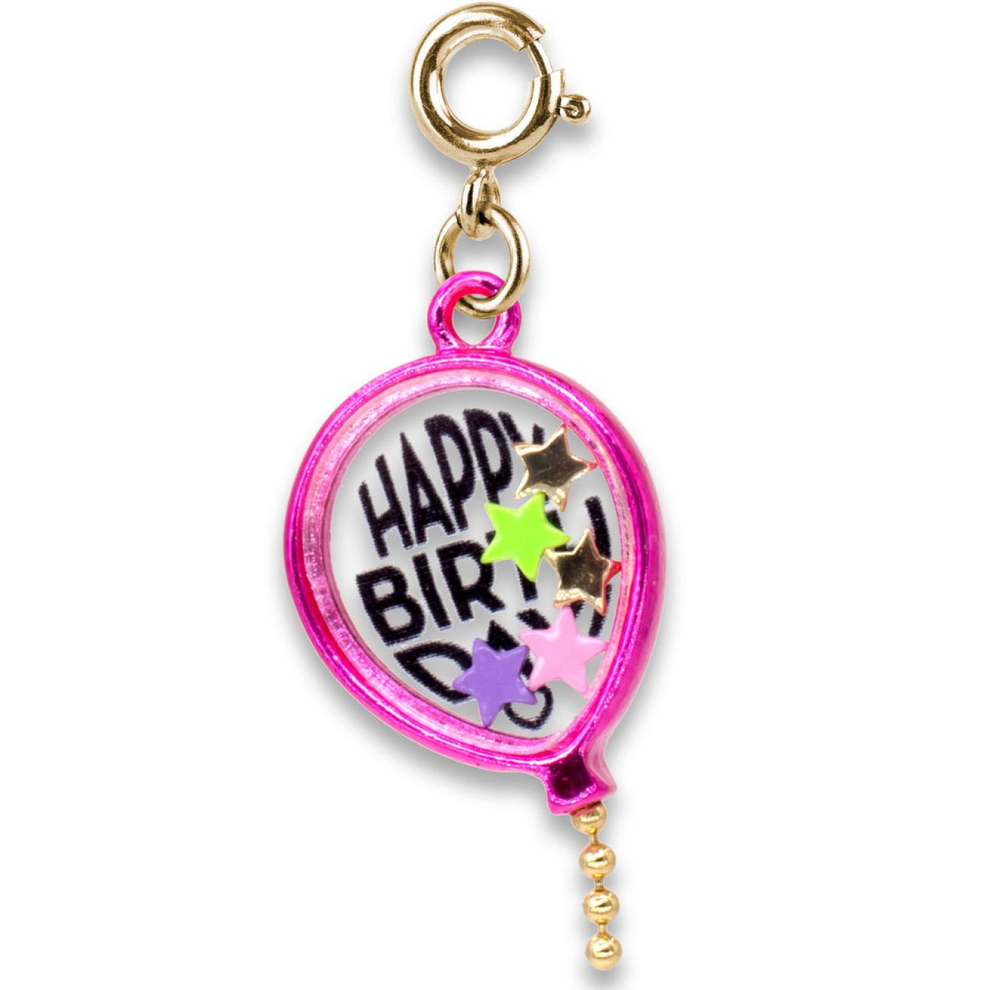 Gold Birthday Balloon Shaker Charm - 794187088448 - 794187088448
