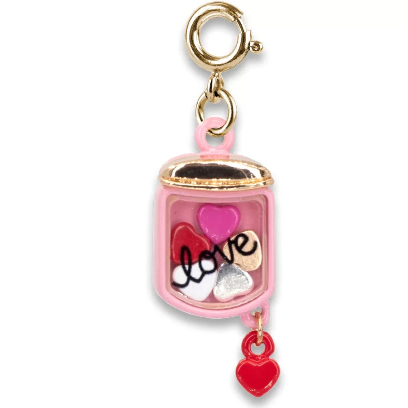 Gold Jar of Hearts Shaker Charm - CICC1447 - 794187090885