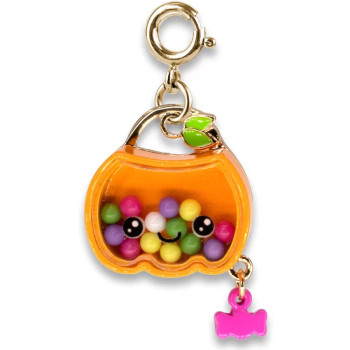 Charm it - Gold Trick-Or-Treat Pumpkin Shaker Charm