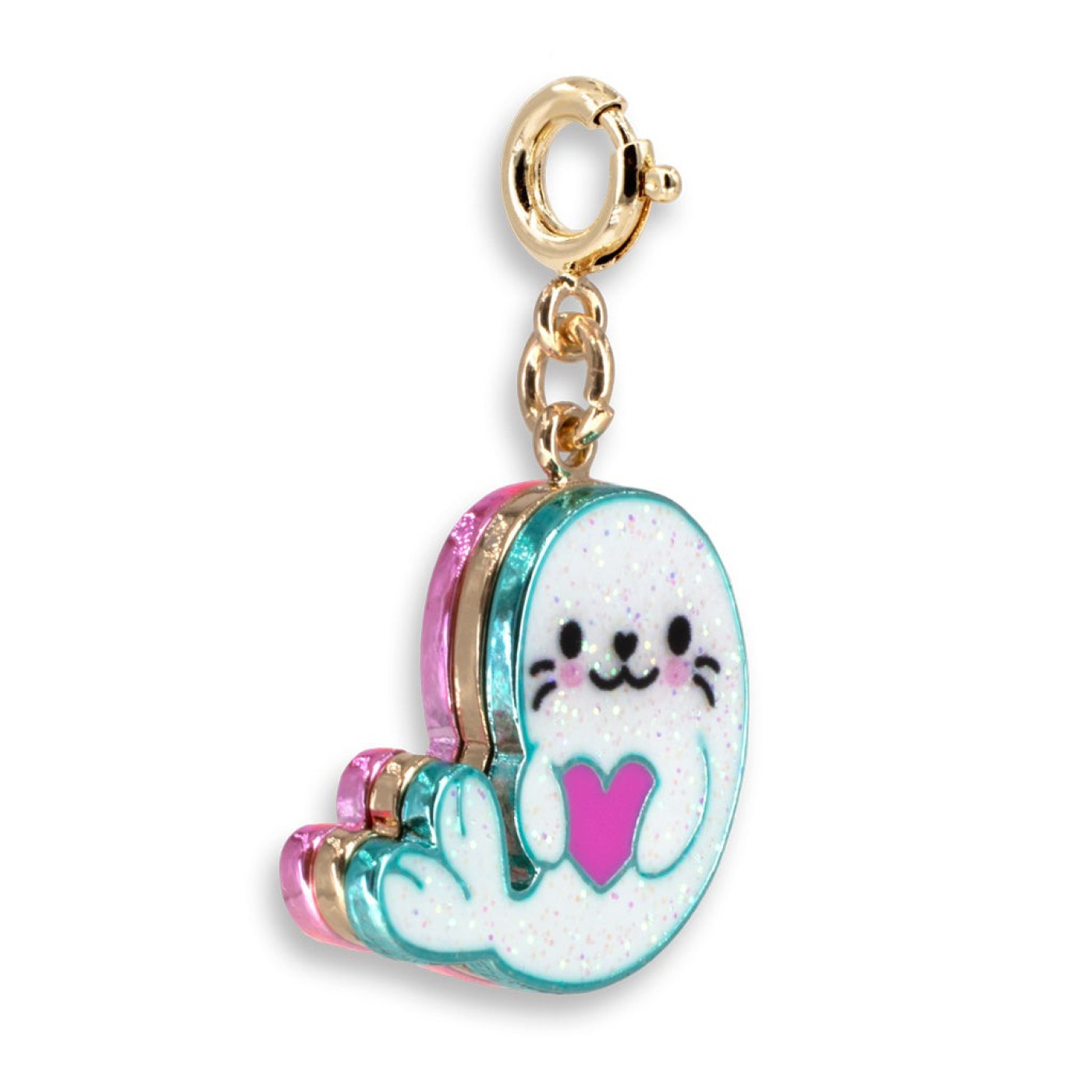 Gold Glitter Seal Charm - 794187093381 - 794187093381
