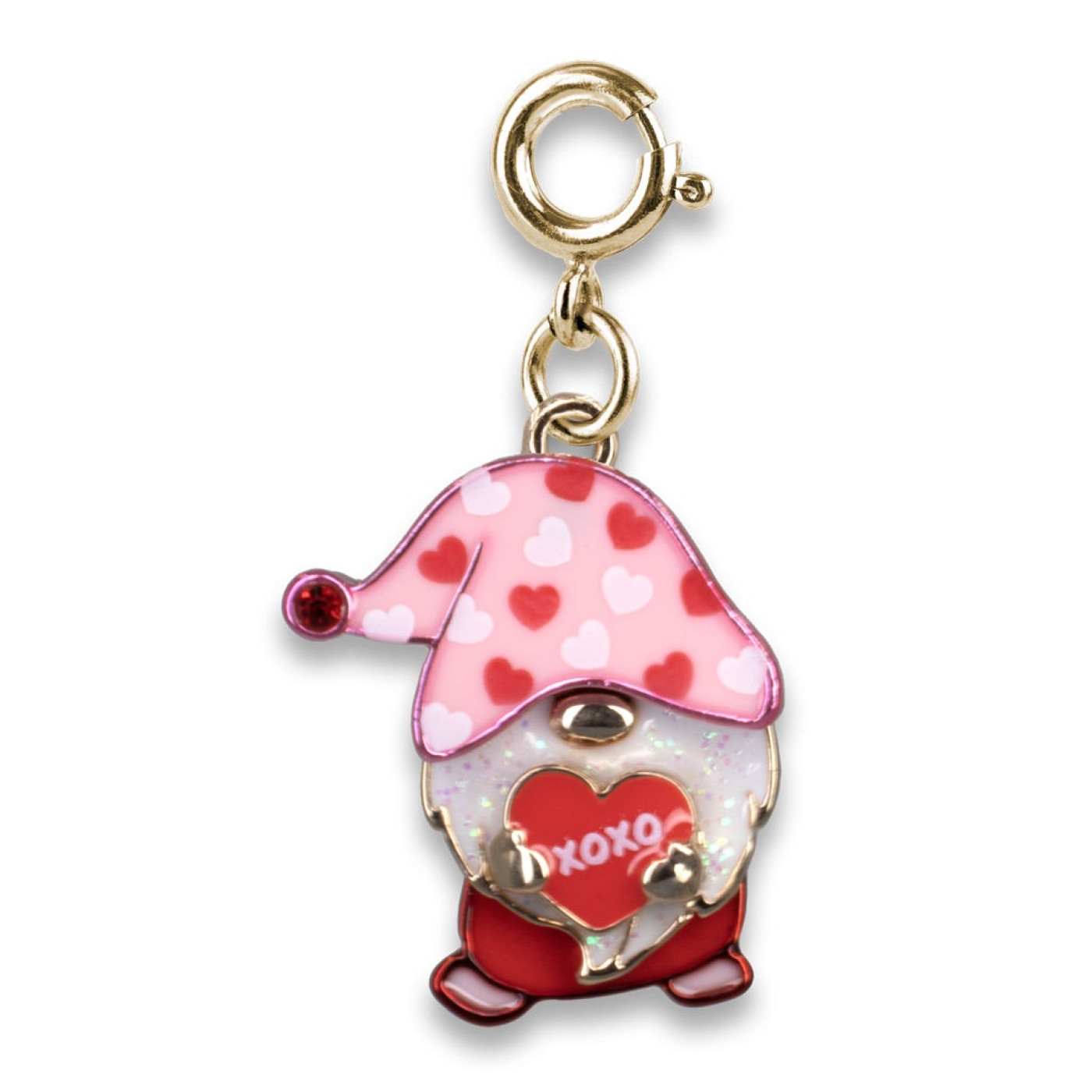 Gold Swivel Love Gnome Charm - ST01156 - 794187094036