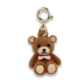 Charm it - Gold Fuzzy Bear Charm