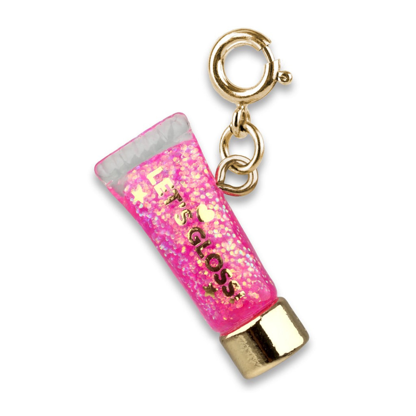 Gold Glitter Lip Gloss Charm - 794187099321 - 794187099321