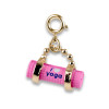 Gold Yoga Mat Charm - CICC1526 - 794187100331