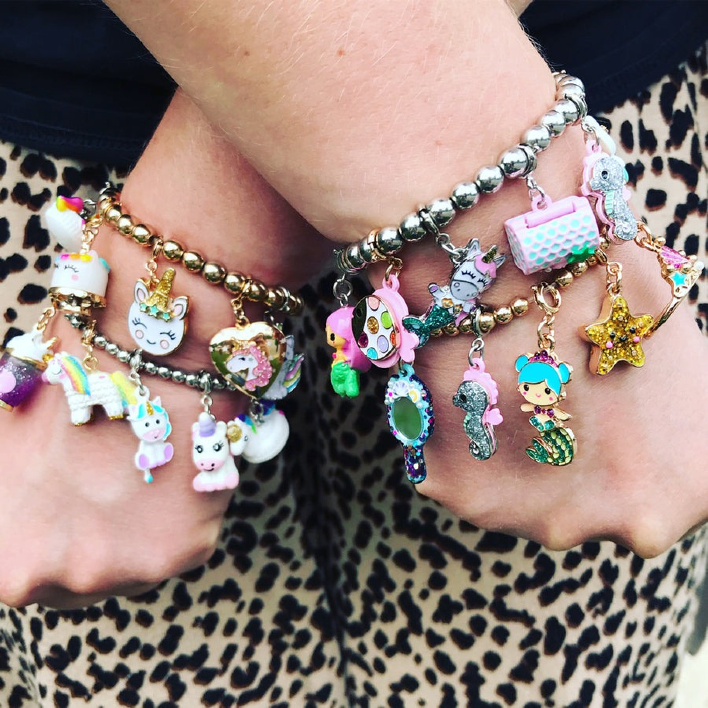 Charm It! Silver Stretch Bead Bracelet /Genişleyen Boncuk Bilezik - CIBB101-4 - 794187079941