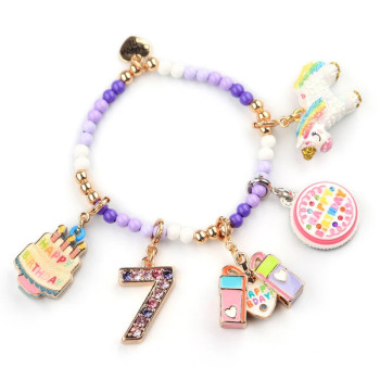 Gold Surprise Inside B-Day Gift Charm Gold Surprise Inside B-Day Gift Charm