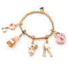 Gold Glitter Fairy Charm