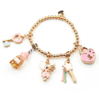 Gold Glitter Fairy Charm Gold Glitter Fairy Charm