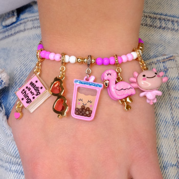 Charm it - Gold Swivel Axolotl Charm