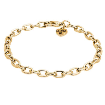 Charm it - Gold Chain Bracelet
